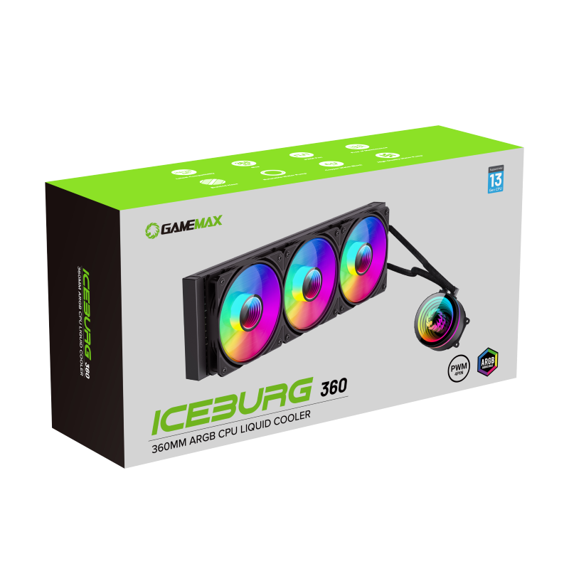 GAMEMAX IceBurg 360 Infinity ARGB Liquid Cooler GAMEMAX IceBurg 360 Infinity ARGB Liquid Cooler